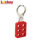 OEM Safety Lockout Hasp Red Plastic Covered Handle Padlock 6 Holes 10mm Lock