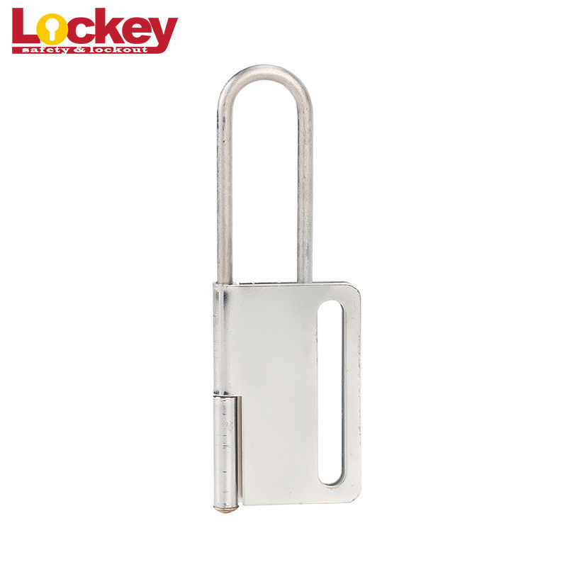 Silver Butterfly Steel Master Lock Lockout Hasp With Rust - Proof Surface