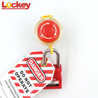 Lockey Elektrik Anahtarı Kilidi Şeffaf Emniyet Acil Durdurma Düğmesi